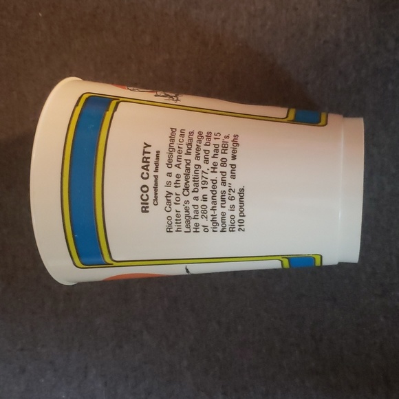 Rico Carty Beeg Boy Cleveland Indians MLB 7 11 Plastic Cup - Picture 3 of 10